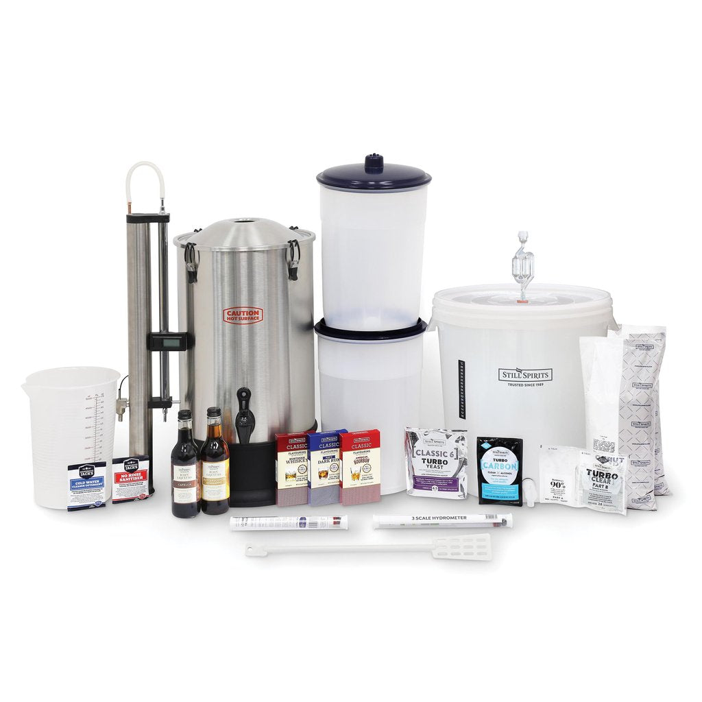 Turbo Still 500 (Stainless Steel Condenser) Complete Distillery Kit - All Things Fermented | Home Brew Shop NZ | Supplies | Equipment