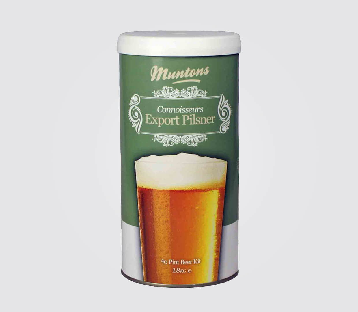 Muntons Connoisseurs Range Export Pilsner 1.8kg - All Things Fermented | Home Brew Shop NZ | Supplies | Equipment