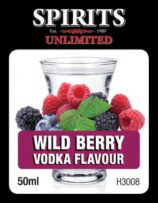 Spirits Unlimited Fruit Vodka - Wildberry - 50ml - All Things Fermented | Home Brew Shop NZ | Supplies | Equipment