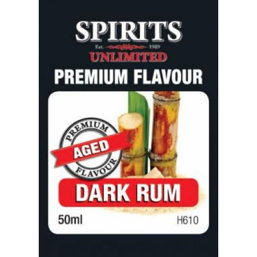Spirits Unlimited Premium Aged Dark Rum - 50ml - All Things Fermented | Home Brew Shop NZ | Supplies | Equipment