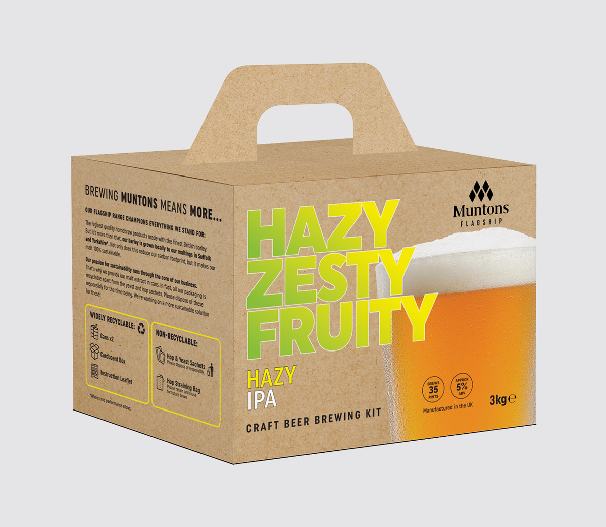 Muntons Flagship Range Hazy IPA - All Things Fermented | Home Brew Shop NZ | Supplies | Equipment