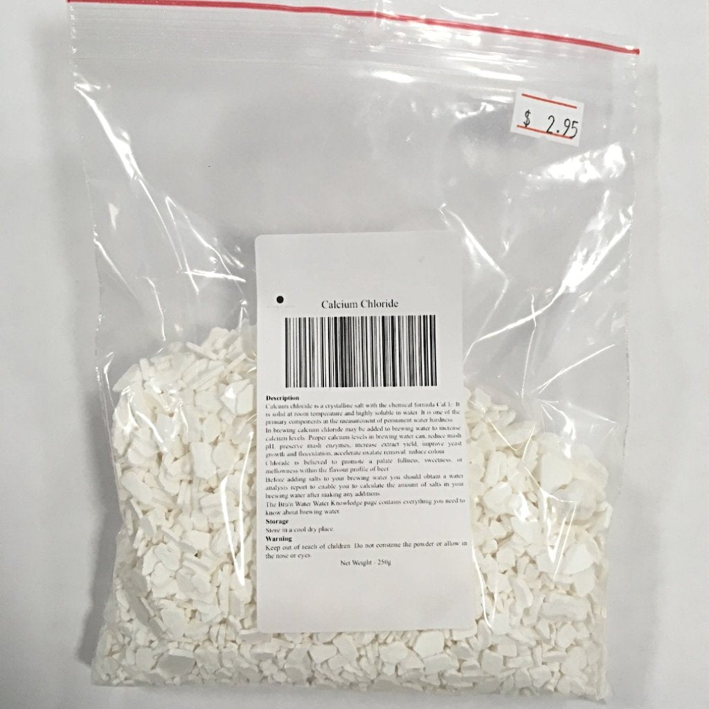 Calcium Chloride - 250g - All Things Fermented | Home Brew Shop NZ | Supplies | Equipment