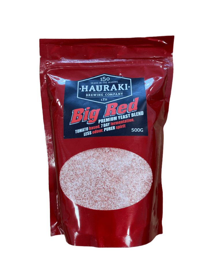 Hauraki Big Red Premium Distillers Yeast Blend 500g - All Things Fermented | Home Brew Shop NZ | Supplies | Equipment
