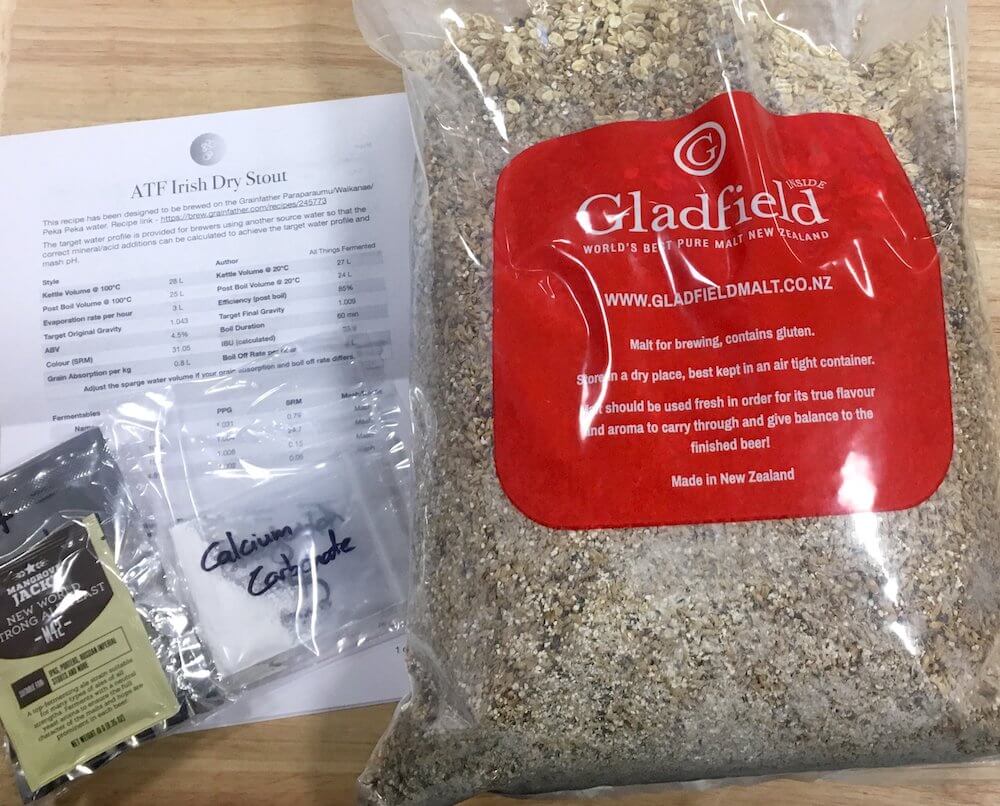 ATF Irish Dry Stout - Grainfather - All Things Fermented | Home Brew Shop NZ | Supplies | Equipment