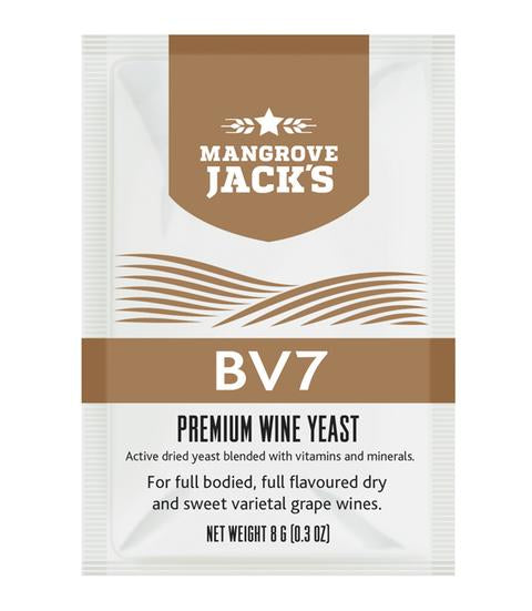 Mangrove Jack&#39;s BV7 Premium Wine Yeast - All Things Fermented | Home Brew Shop NZ | Supplies | Equipment