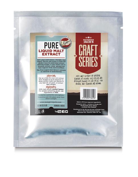 Mangrove Jack&#39;s  Pure Liquid Malt Extract - Light - 1.5kg - All Things Fermented | Home Brew Shop NZ | Supplies | Equipment