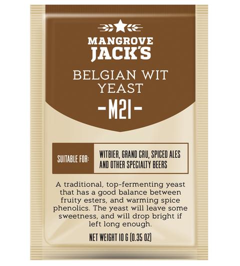 Mangrove Jack's CS Yeast M21 Belgian Wit Yeast  (10g) - All Things Fermented | Home Brew Shop NZ | Supplies | Equipment