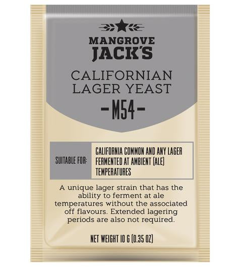Mangrove Jack&#39;s CS Yeast M54 Californian Lager Yeast (10g) - All Things Fermented | Home Brew Shop NZ | Supplies | Equipment
