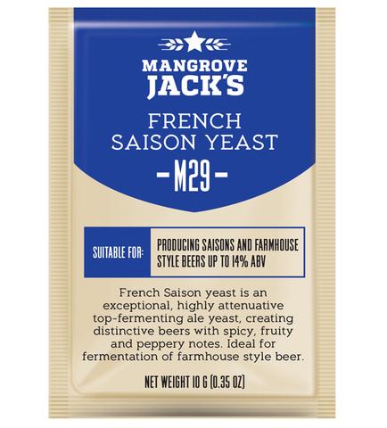 Mangrove Jack&#39;s CS Yeast M29 French Saison (10g) - All Things Fermented | Home Brew Shop NZ | Supplies | Equipment
