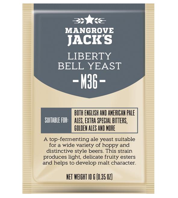 Mangrove Jack's CS Yeast M36 Liberty Bell Ale (10g) - All Things Fermented | Home Brew Shop NZ | Supplies | Equipment