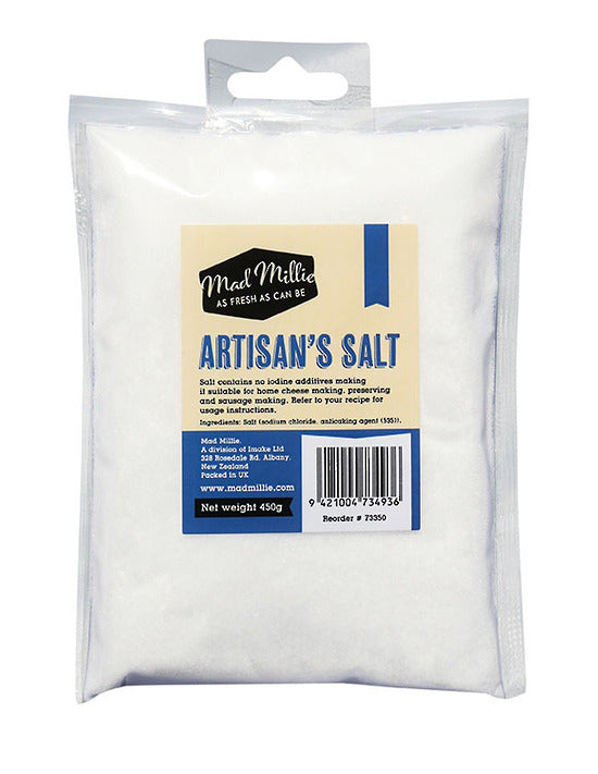Mad Millie Artisans Salt 450g - All Things Fermented | Home Brew Shop NZ | Supplies | Equipment