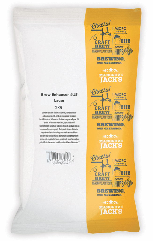 Mangrove Jack&#39;s Brewblend No. 15 Lager Enhancer 1kg - All Things Fermented | Home Brew Shop NZ | Supplies | Equipment