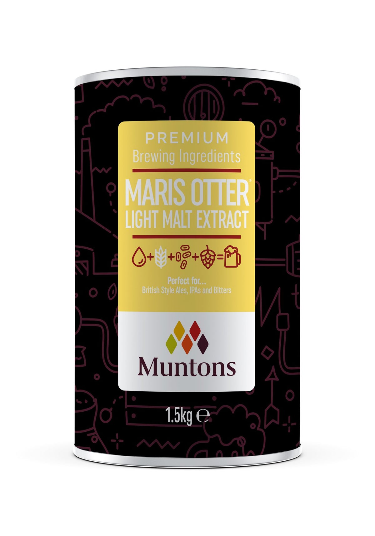 Muntons Maris Otter Light Extract 1.5kg - All Things Fermented | Home Brew Shop NZ | Supplies | Equipment