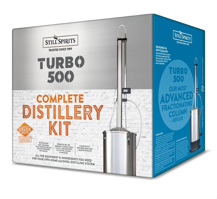 Turbo Still 500 (Stainless Steel Condenser) Complete Distillery Kit - All Things Fermented | Home Brew Shop NZ | Supplies | Equipment