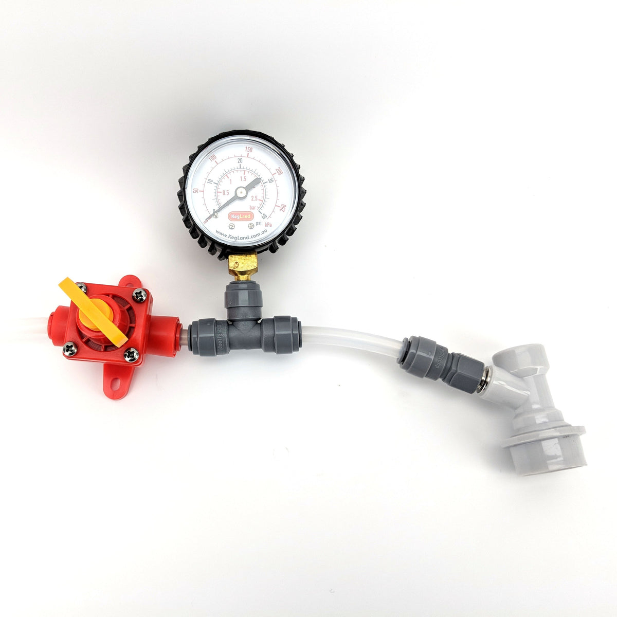 Push In Pressure Gauge - 8mm - All Things Fermented | Home Brew Shop NZ | Supplies | Equipment