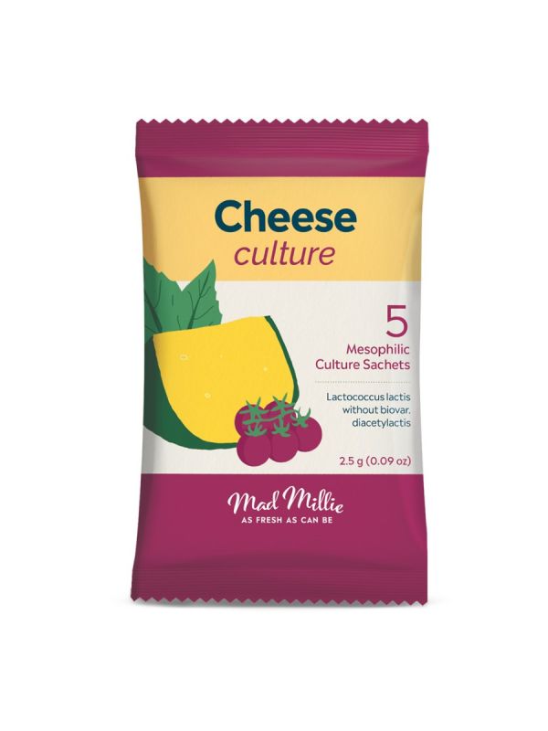 Mad Millie Mesophilic Cheese Culture Sachets x 5 - All Things Fermented | Home Brew Shop NZ | Supplies | Equipment