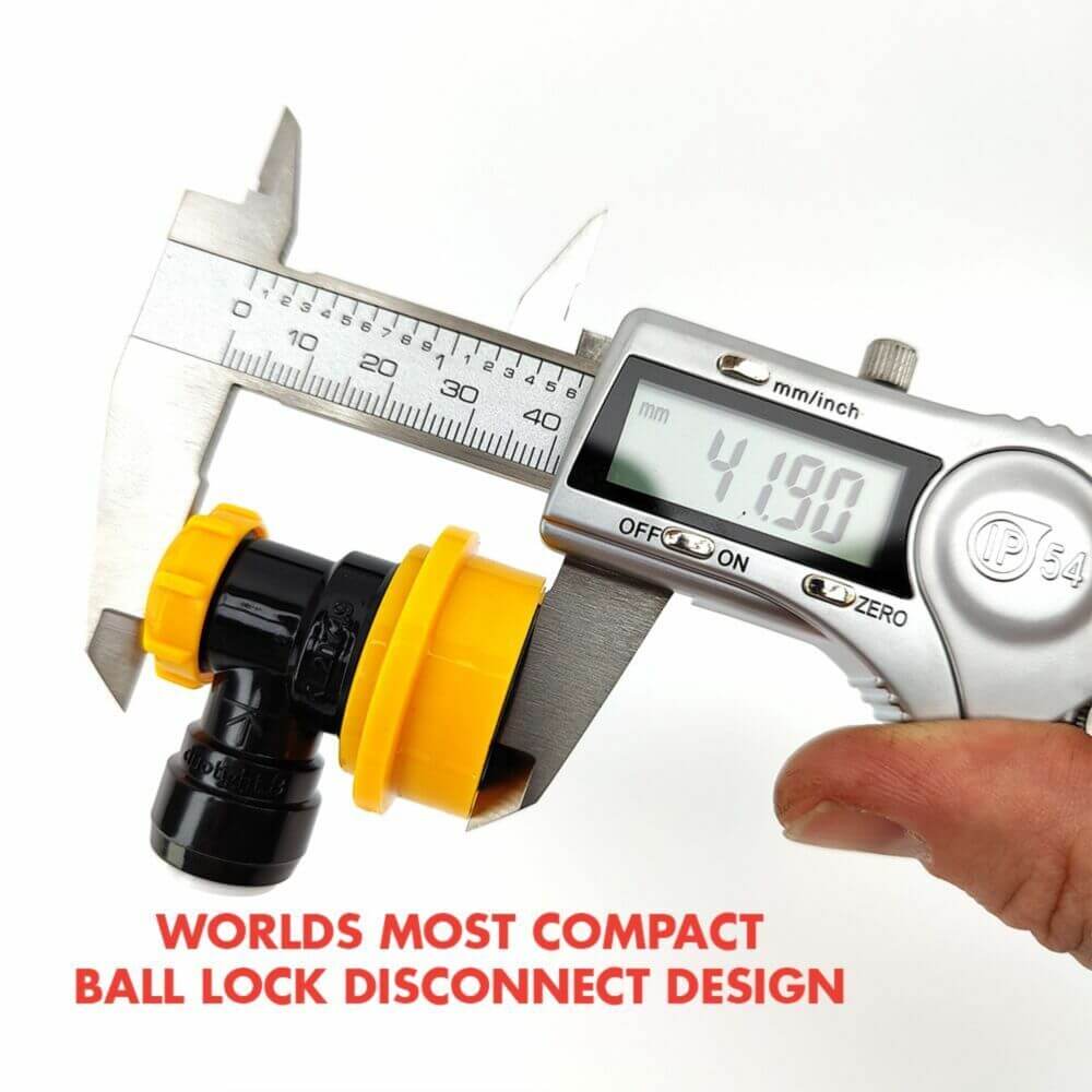Ball Lock Beer Duotight Disconnect - All Things Fermented | Home Brew Shop NZ | Supplies | Equipment