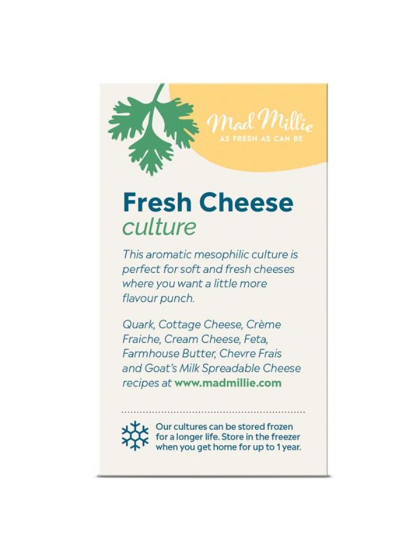Mad Millie Fresh Cheese (Aromatic Mesophilic) Culture Sachets x 5 - All Things Fermented | Home Brew Shop NZ | Supplies | Equipment