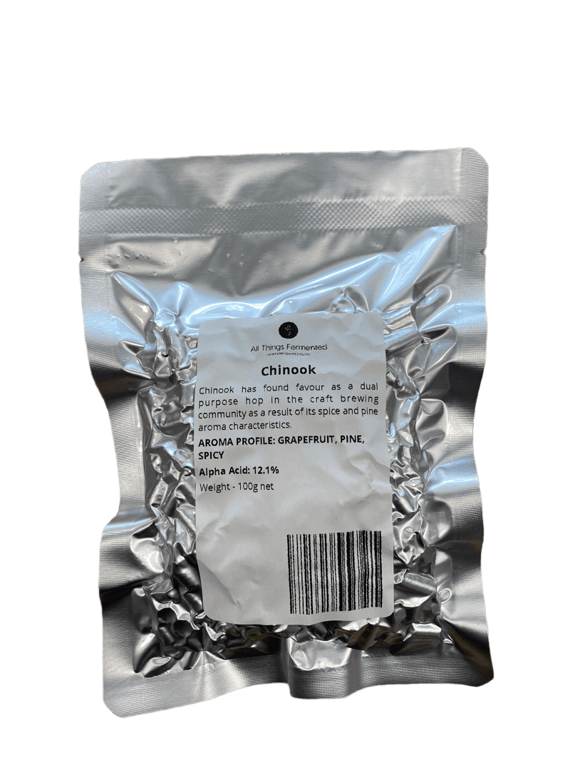 Chinook Hops - T90 Pellets 100g - All Things Fermented | Home Brew Shop NZ | Supplies | Equipment