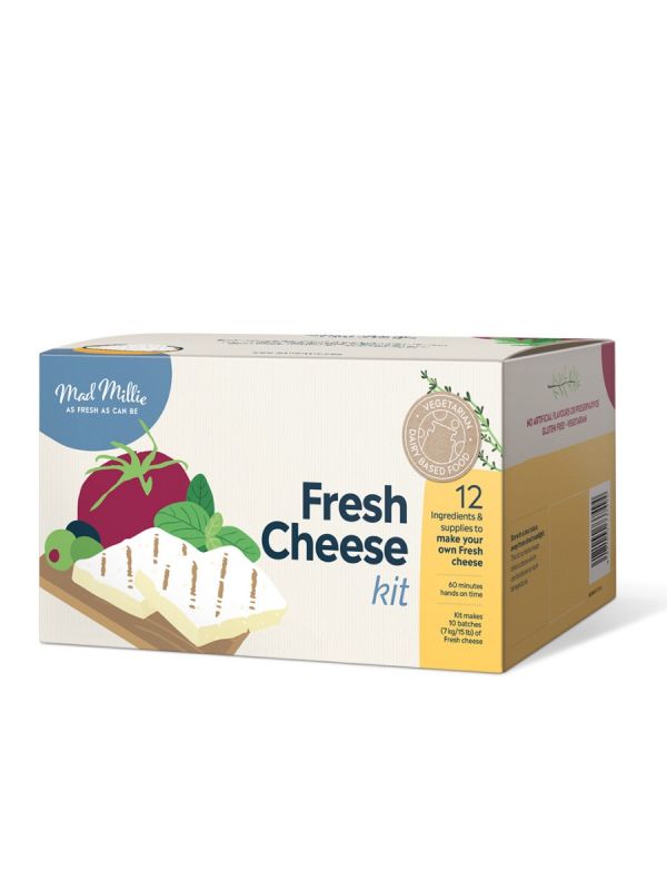Mad Millie Fresh Cheese Kit - All Things Fermented | Home Brew Shop NZ | Supplies | Equipment