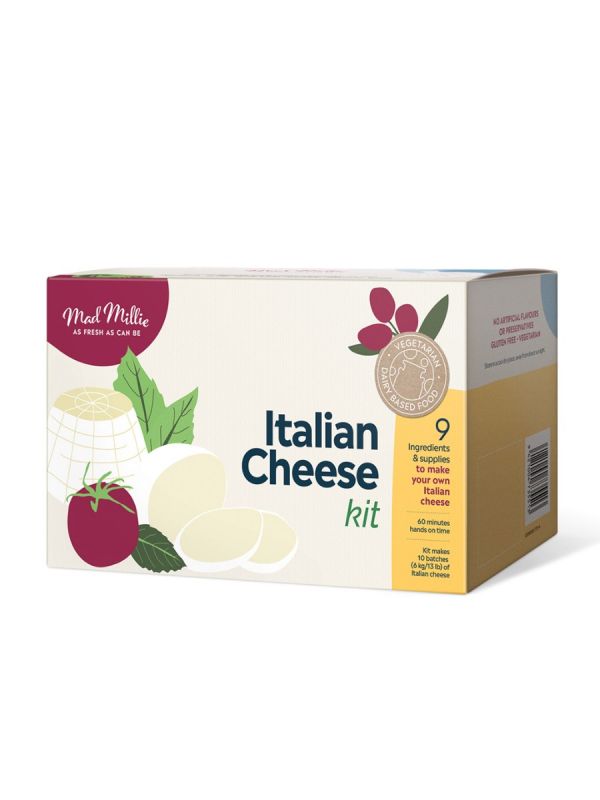 Mad Millie Italian Cheese Kit - All Things Fermented | Home Brew Shop NZ | Supplies | Equipment