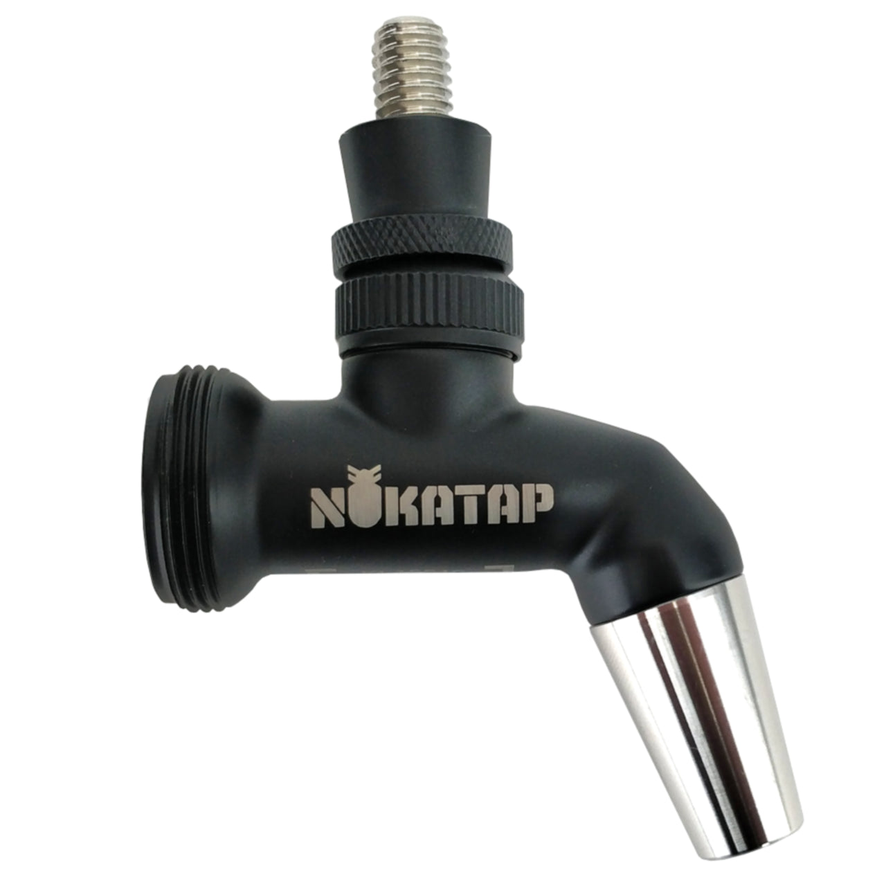 Nukatap Stainless Steel - Black - Punisher Edition - All Things Fermented | Home Brew Shop NZ | Supplies | Equipment