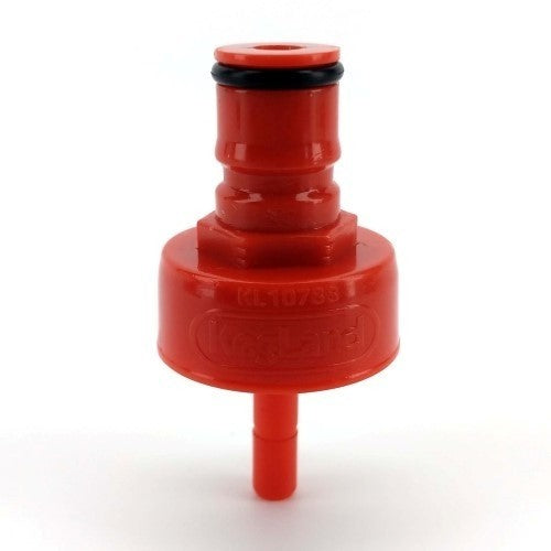 Carbonation &amp; Line Cleaning Cap - Plastic - Red - All Things Fermented | Home Brew Shop NZ | Supplies | Equipment