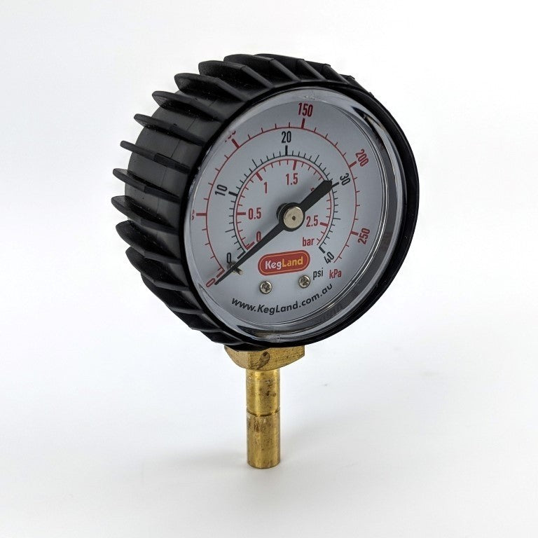 Push In Pressure Gauge - 8mm - All Things Fermented | Home Brew Shop NZ | Supplies | Equipment