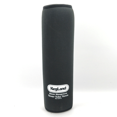 Insulating Neoprene Cover for Kegerator Tower - 76mm - 1-3 Tap Font - All Things Fermented | Home Brew Shop NZ | Supplies | Equipment