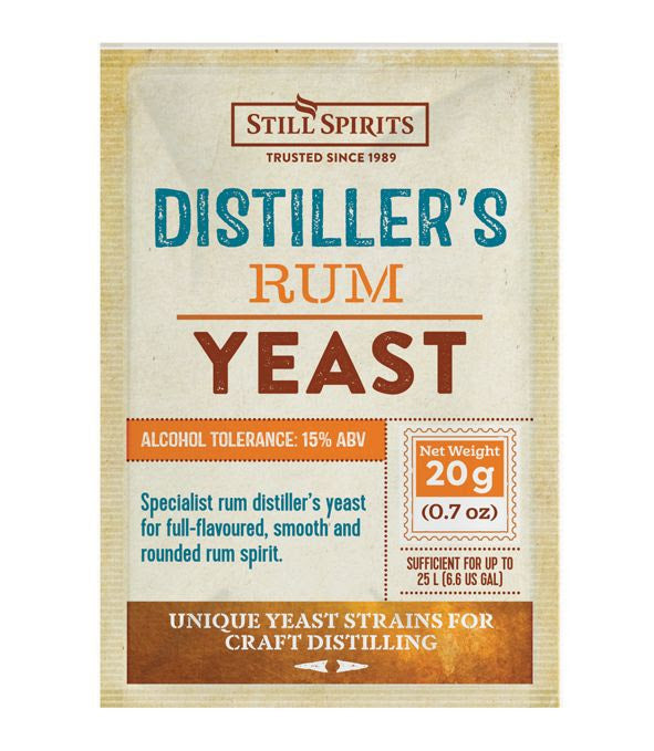 Distillers Yeast - Rum - All Things Fermented | Home Brew Shop NZ | Supplies | Equipment